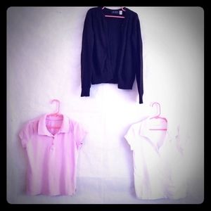 Children's Place Girls sz 7/8 Polo shirts/sweater